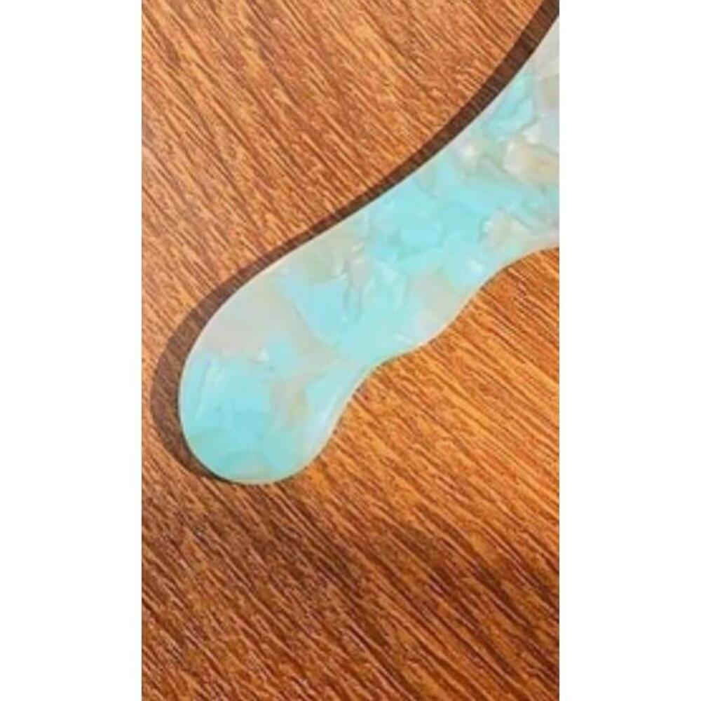 Hair Comb In Aqua - Picture 5 of 5